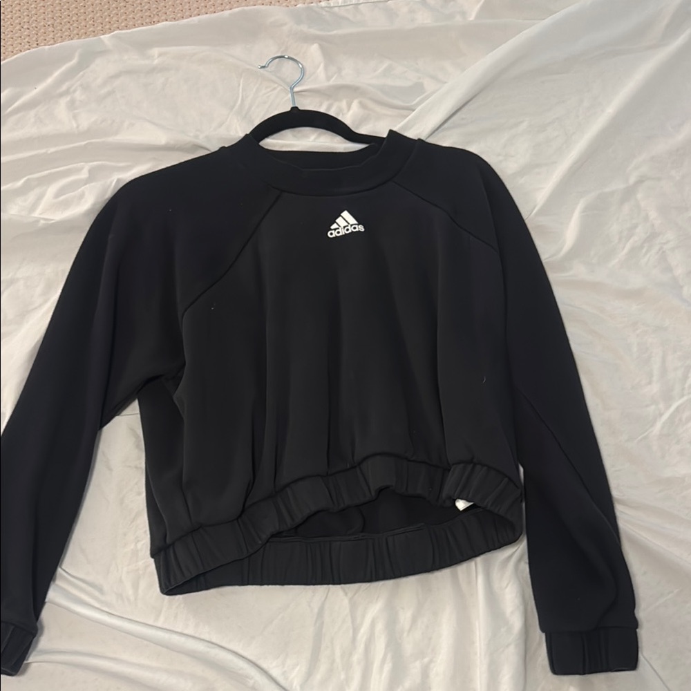 Adidas Black Crewneck Pullover